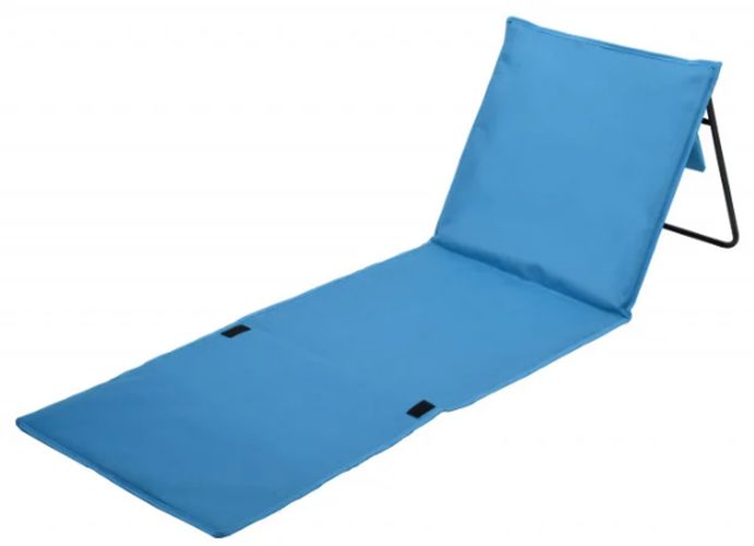 Sezlong Cattara Pentru Plaja Pliabil Korfu, Albastru, TT13515, 160x55cm