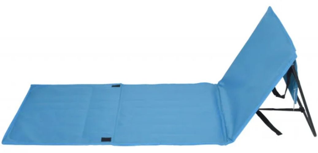 Sezlong Cattara Pentru Plaja Pliabil Korfu, Albastru, TT13515, 160x55cm