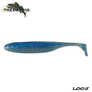 Shad 4Predators Finesse Impact Blue - Pearl 10cm L005 5buc/plic