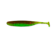 Shad 4Predators Finesse Impact Floating 7 CM L022 Culoare Green Pumpkin - Chartreuse 7 buc/plic