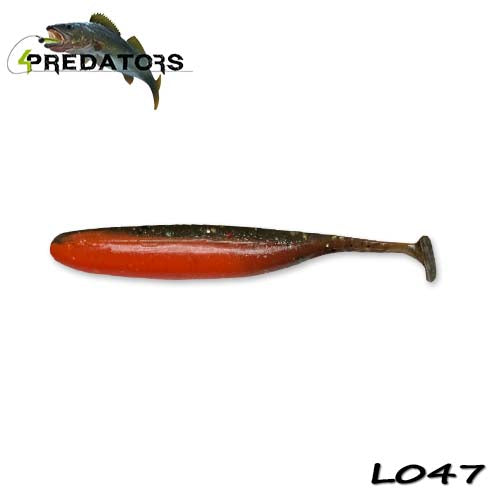 Shad 4Predators Finesse Impact Laminat Baby Bass Orange L047 7cm 7buc