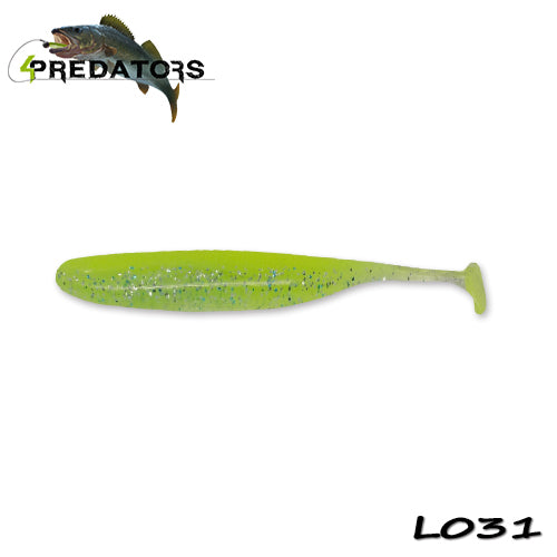 Shad 4Predators Finesse Impact Laminat Clear Lime L031 7cm 7buc