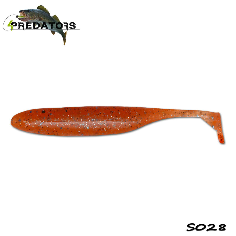 Shad 4Predators Finesse Impact Magic Carrot 10cm S028 5buc/plic