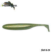 Shad 4Predators Finesse Impact Olive Flash 10cm S013 5buc/plic
