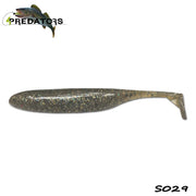 Shad 4Predators Finesse Impact Olive Hunter 10cm S029 5buc/plic