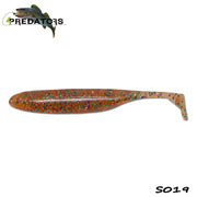 Shad 4Predators Finesse Impact Osaka Pumpkin 10cm S019 5buc/plic