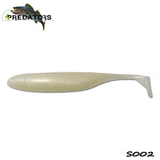 Shad 4Predators Finesse Impact Pearl White 10cm S002 5buc/plic