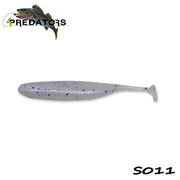 Shad 4Predators Finesse Impact Silver S011  7cm 7buc