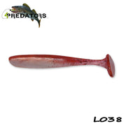Shad 4Predators Slim Shad Laminat Red Texas 9cm 5buc/plic