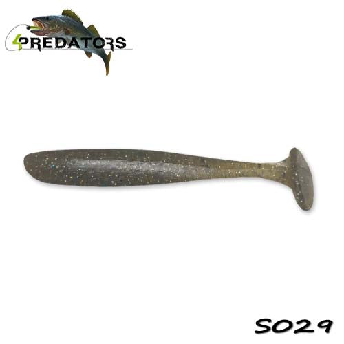 Shad 4Predators Slim Shad Olive Hunter 9cm S029 5buc/plic