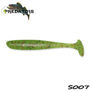 Shad 4Predators Slim Shad Rainbow Green 9cm S007 5buc/plic