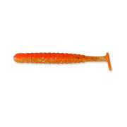Shad 4Predators Worm Shad Floating 8 CM L016 Culoare Orange - Gold 7 buc/plic