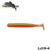 Shad 4Predators Worm Shad Laminat 8cm culoare L034 Cosmic Ray 6buc/plic