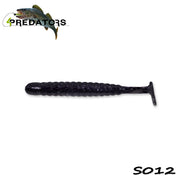 Shad 4Predators Worm Shad Laminat 8cm culoare S012 Dirty Earthworm 6buc/plic