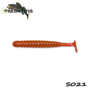 Shad 4Predators Worm Shad Laminat 8cm culoare S021 Crawfish 6buc/plic