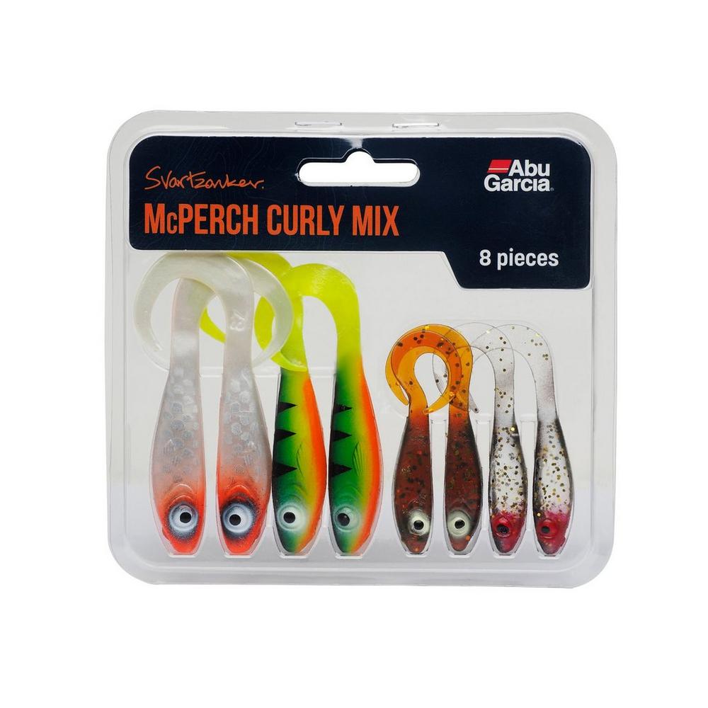 Shad Abu Garcia Svartzonker McPrech Curly Mix SVZ PDQ,  8buc/plic