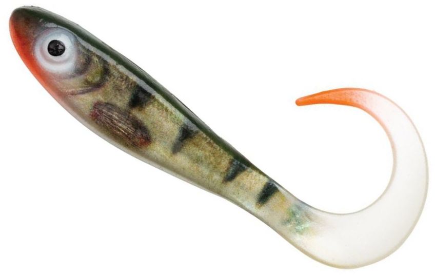 Shad Abu Garcia Svartzonker McPrech Curly, Real Pike SVZ PDQ, 5g, 11cm, 8buc/plic