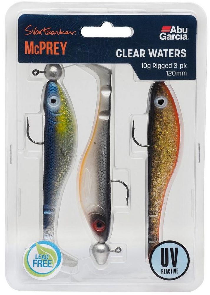Shad Abu Garcia Svartzonker McPrey Prerigged, Clear Water, 22g, 12cm, 3buc/blister