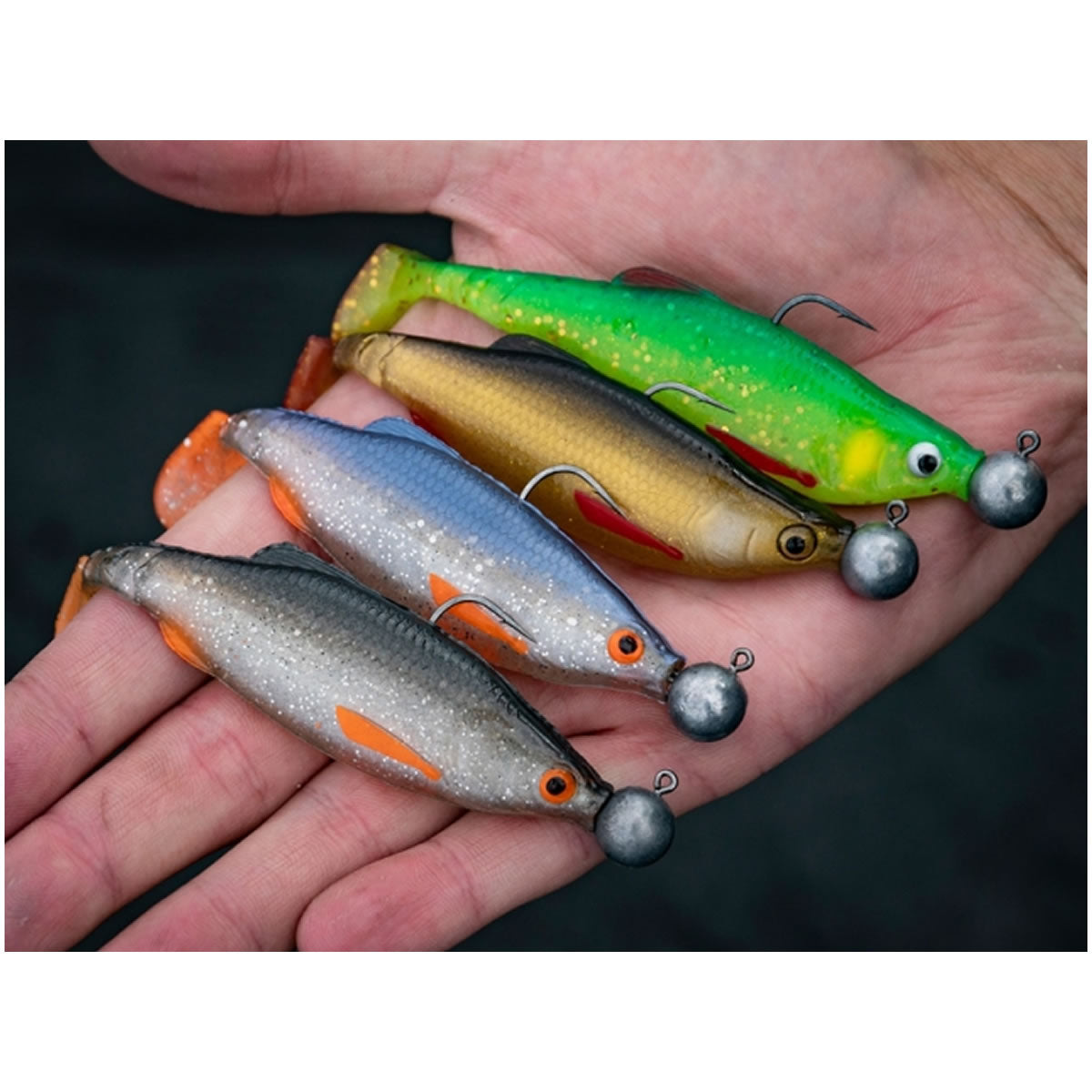 Shad BEKLEY Pulse Realistic Roach, Bleak, 7cm, 48buc/plic
