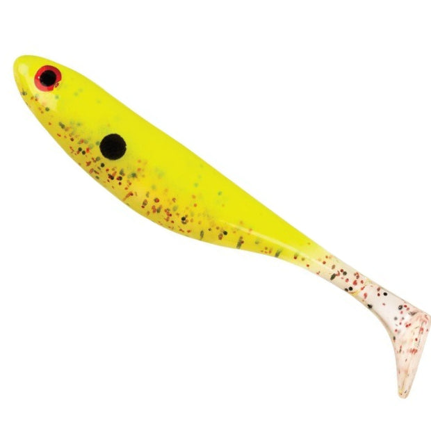 Shad BERKLEY PowerBait Sneakshad, Speckled Lime, 11cm, 3buc/plic