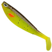 Shad BERKLEY Sick Flanker, Brown Chartreuse, 10cm, 48buc/pac