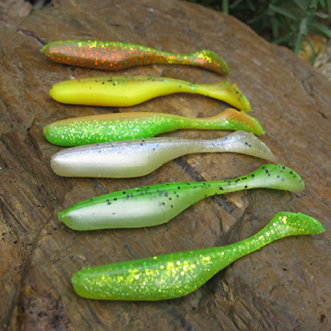 Shad Bass Assassin Turbo Limetreuse 10cm, 10buc/plic