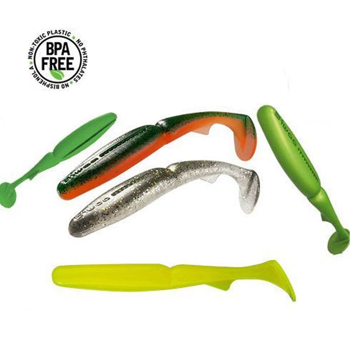 Shad Biwaa TailGunR Swimbait 9.0cm, 206 Golden Shiner, 7buc/pac