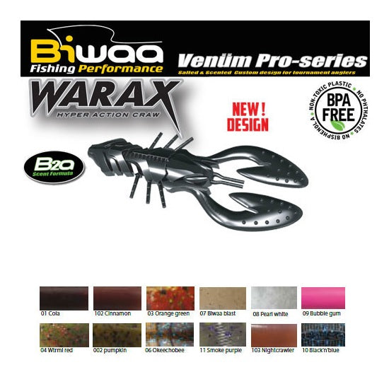 Shad Biwaa Warax 10 cm culoare Cola