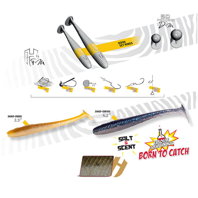 Shad Colmic Herakles Shad-Ow105 10.5cm Bokura Magic, 8buc/plic