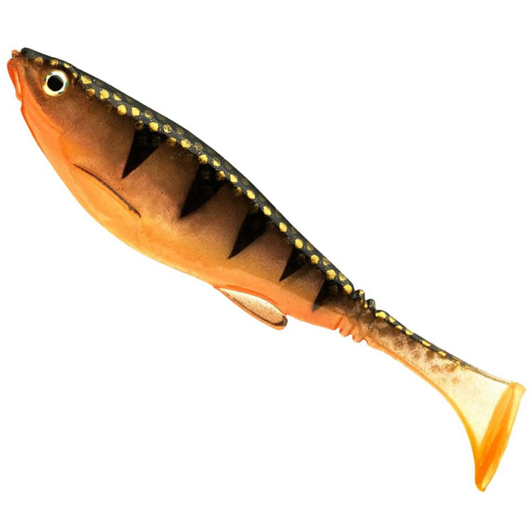 Shad DAIWA Prorex Belly, Natural UV Perch, 11cm, 12g, 4buc/pac