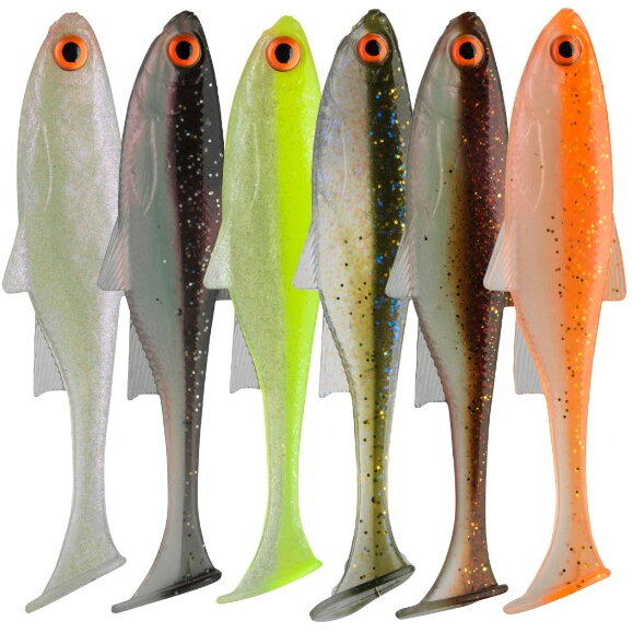 Shad DAIWA Prorex Live Roach, Color Mix, 6.5cm, 2g, 6buc/pac