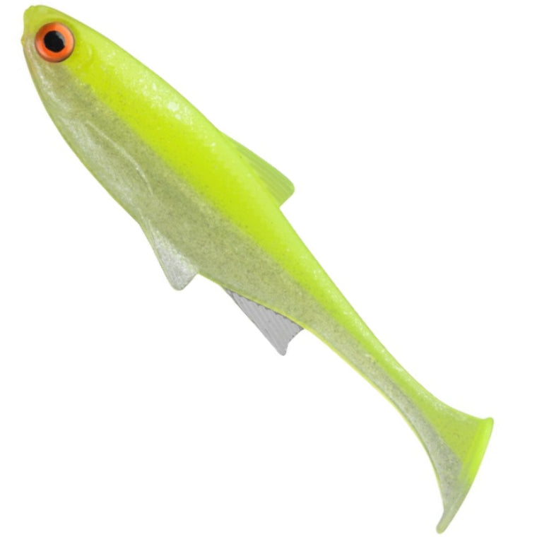 Shad DAIWA Prorex Live Roach, UV Lime Roach, 6.5cm, 2g, 6buc/pac