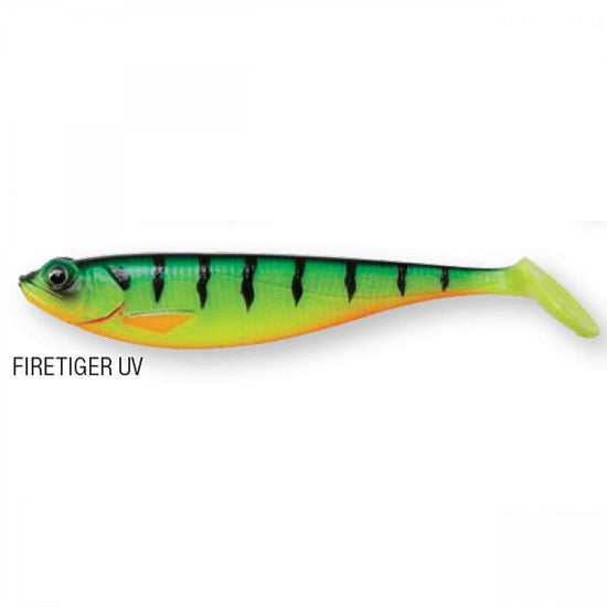 Shad DAM Effzett Shadster Slim Firetiger UV