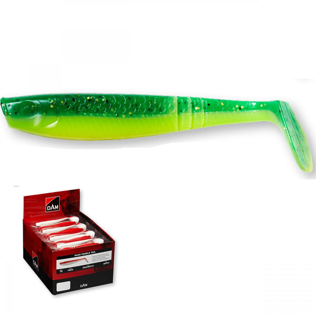 Shad DAM Paddletail Green Lime 8cm