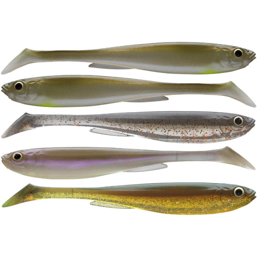 Shad Daiwa Prorex Slim Shady, Color Mix 1, 7.5cm, 3.3g, 5buc/pac