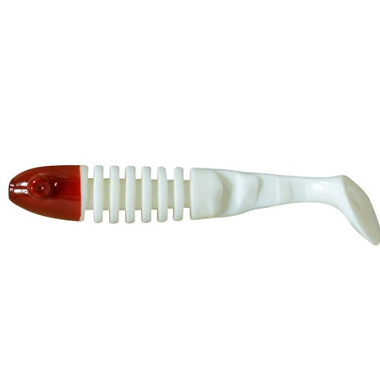 Shad Delalande Skeleton 8cm White Red Head 61
