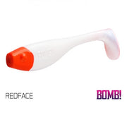 Shad Delphin BOMB Fatty/5buc 10Cm Redface