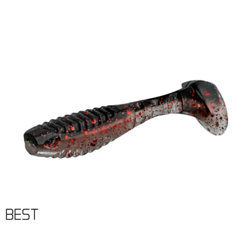  Shad Delphin KARMA UVs Soft, mix culori, 10cm, 5buc/pac