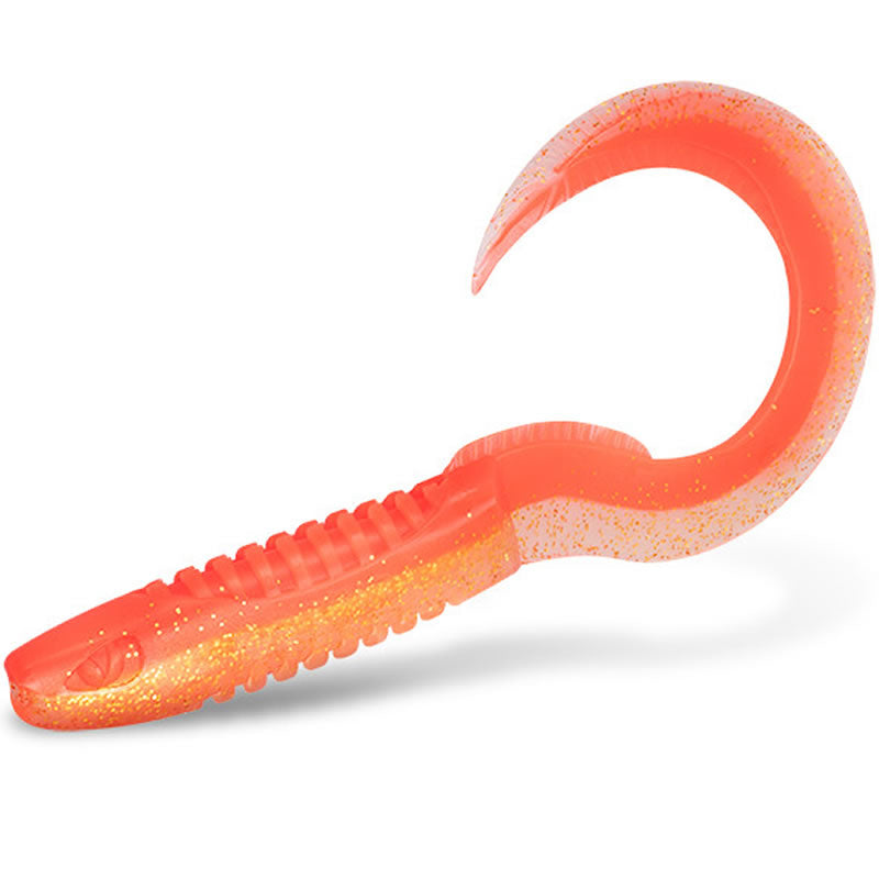 Shad Delphin TwistaX Eeltail UVs, Bloody Milion, 15cm, 5buc/pac