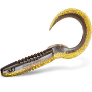 Shad Delphin TwistaX Eeltail UVs, MudGold, 15cm, 5buc/pac