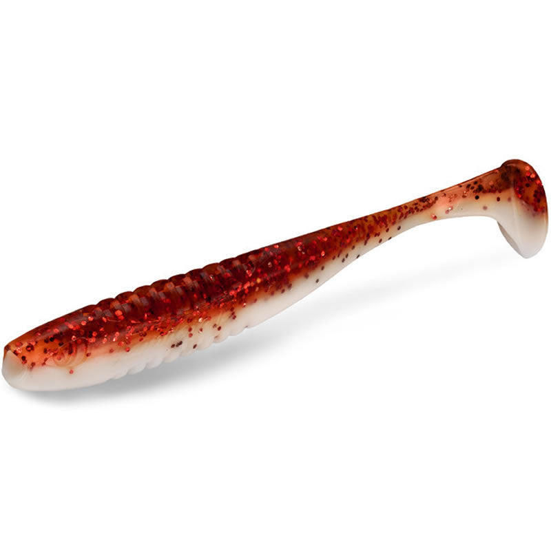 Shad Delphin ZANDERA FlexiFLOAT UVs, DeadSnow, 12cm, 5buc/pac