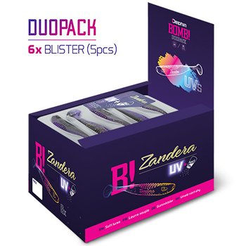 Shad Delphin Zandera UVs, Candy, 10cm, 30buc/pac