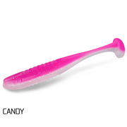 Shad Delphin Zandera UVs, Candy, 12cm, 5buc/pac