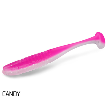 Shad Delphin Zandera UVs, Candy, 15cm, 5buc/pac