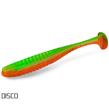 Shad Delphin Zandera UVs, Disco, 10cm, 30buc/pac