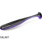 Shad Delphin Zandera UVs, Galaxy, 10cm, 30buc/pac