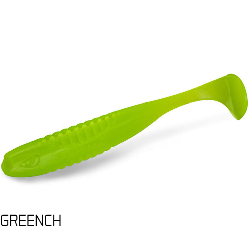 Shad Delphin Zandera UVs, Greench, 10cm, 5buc/pac