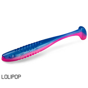 Shad Delphin Zandera UVs, Lolipop, 15cm, 5buc/pac