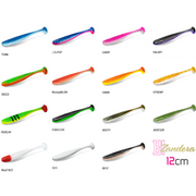 Shad Delphin Zandera UVs, Mix , 12cm,  30buc/pac