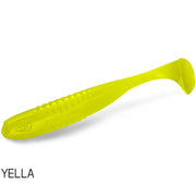 Shad Delphin Zandera UVs, Yella, 12cm, 5buc/pac